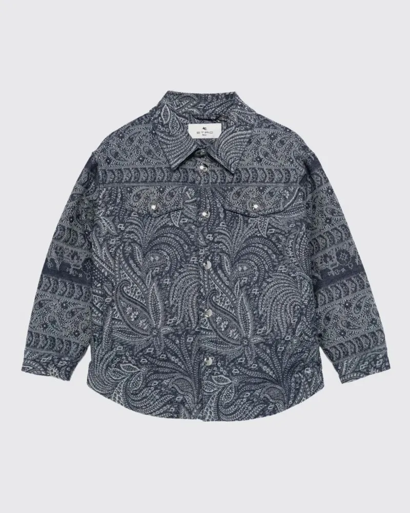 Etro Mantel kinder Blau