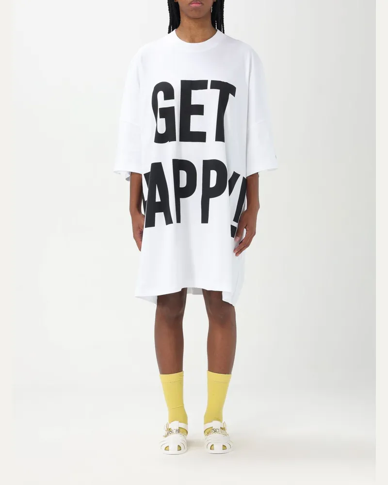 Moschino Kleider damen Weiß