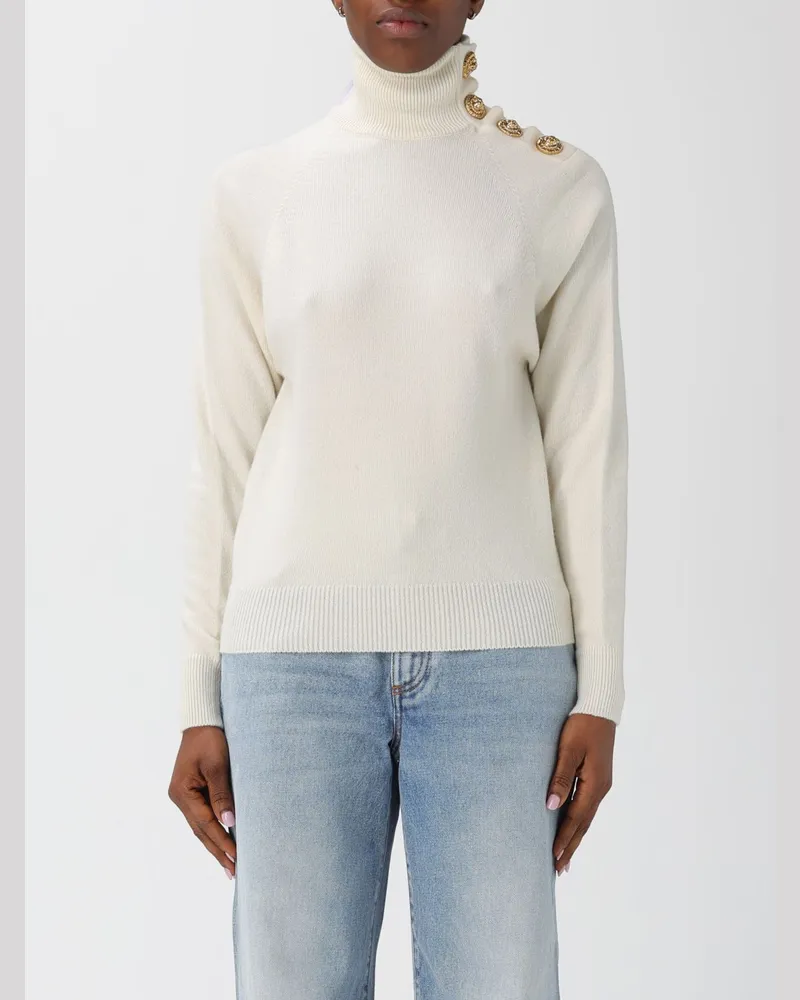 Balmain Strickjacke damen Weiß
