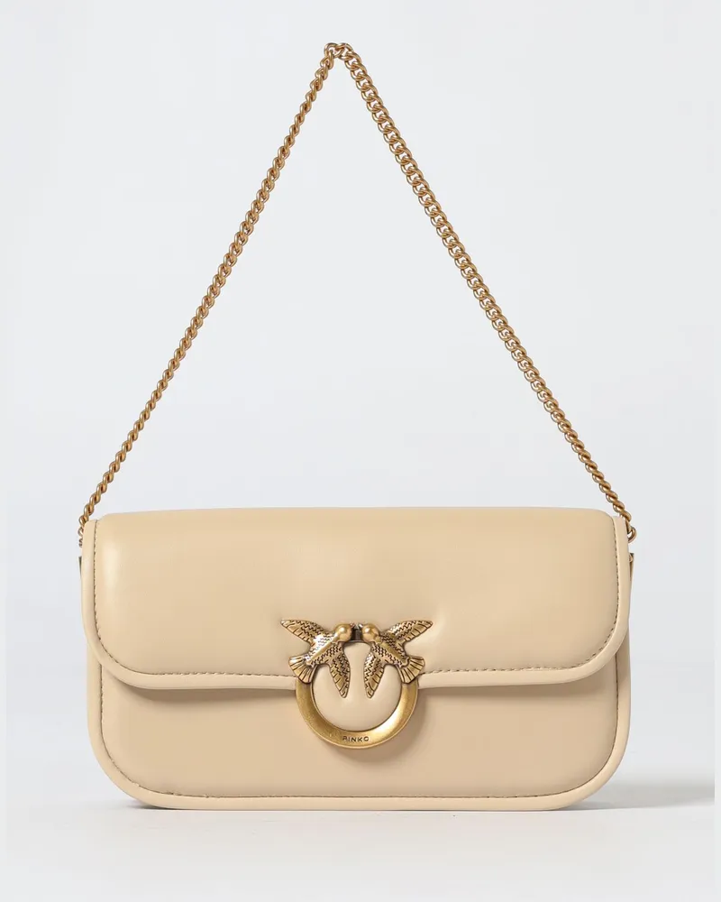 Pinko Schultertasche damen Beige