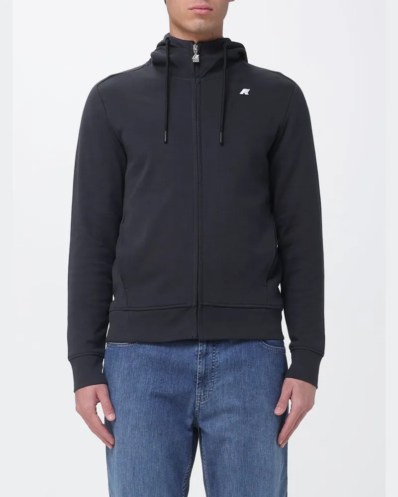 K-Way Sweatshirt herren Schwarz
