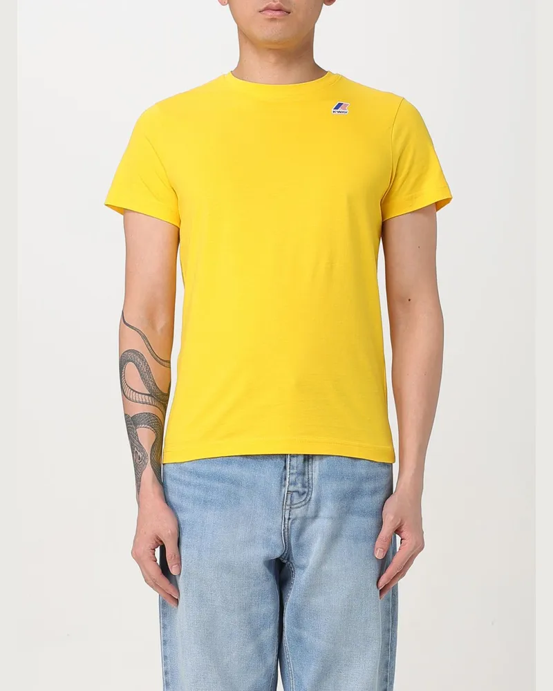 K-Way T-shirt herren Gelb