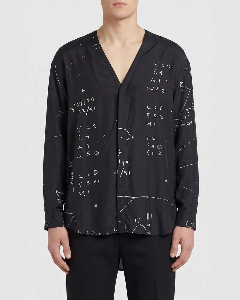 Rick Owens Hemd herren Schwarz