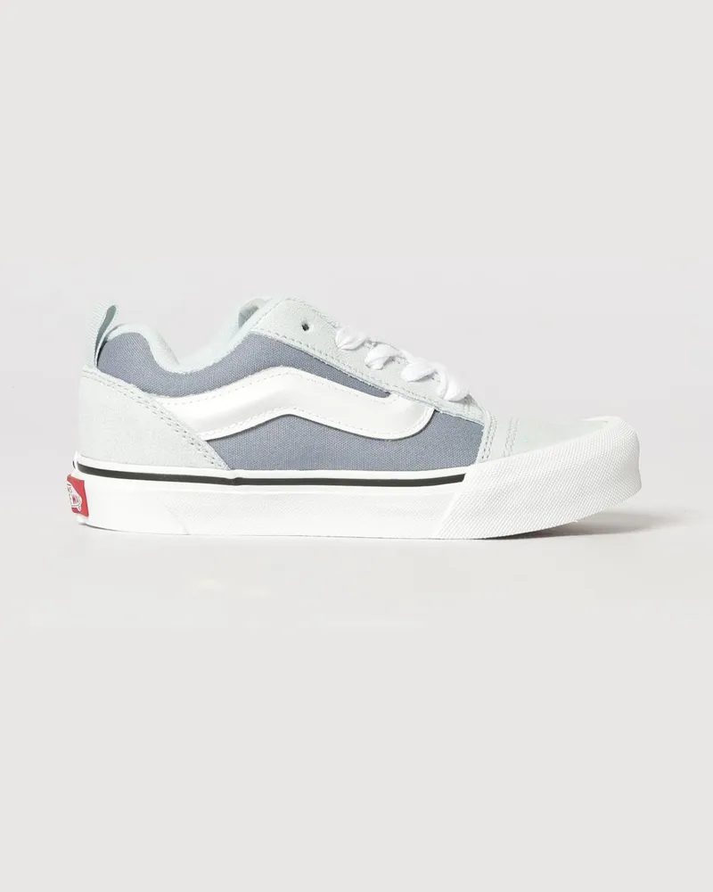 Vans Knu Skool Sneakers aus Canvas und Wildleder Hellblau