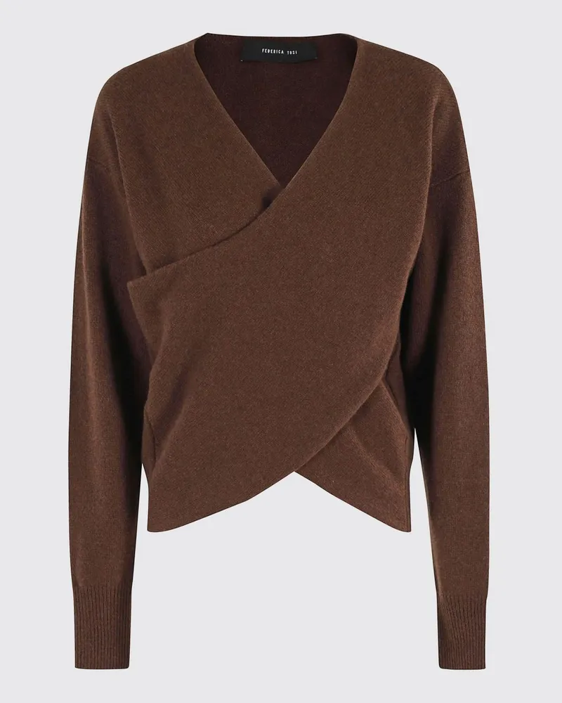 Federica Tosi Pullover damen Braun