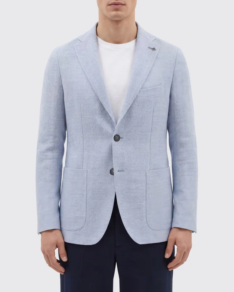 Tagliatore Jacke herren Blau