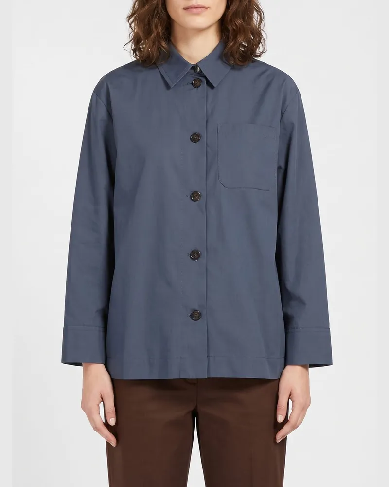 Max Mara Hemdbluse damen Blau