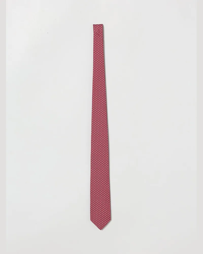 Ferragamo Krawatte herren Burgunderrot