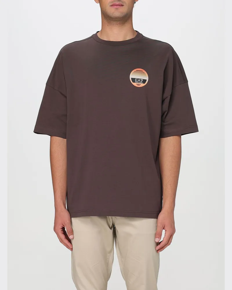 EA7 T-shirt herren Braun
