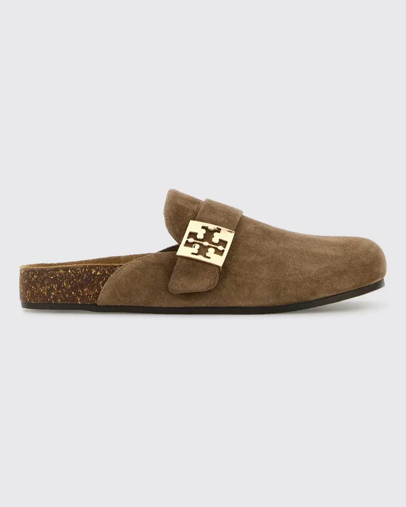 Tory Burch Mellow Wildleder-Mules Gold