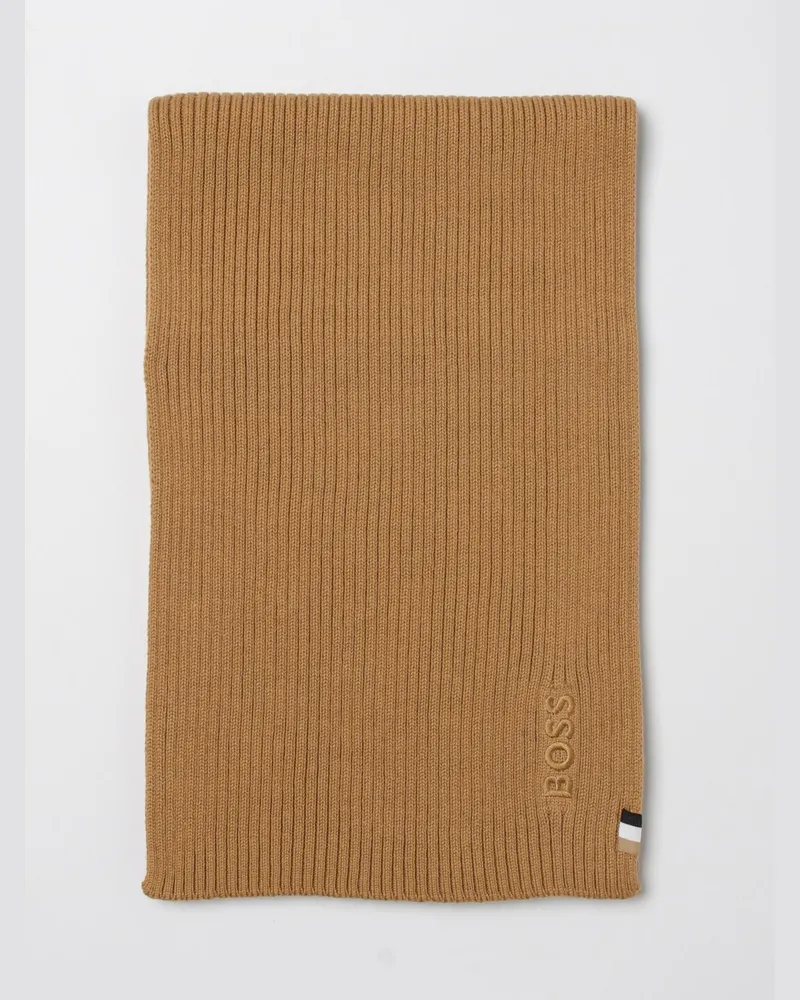 HUGO BOSS Schal herren Camel