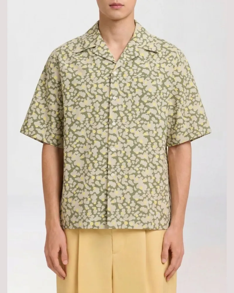 Marni Hemd herren Moosgrün
