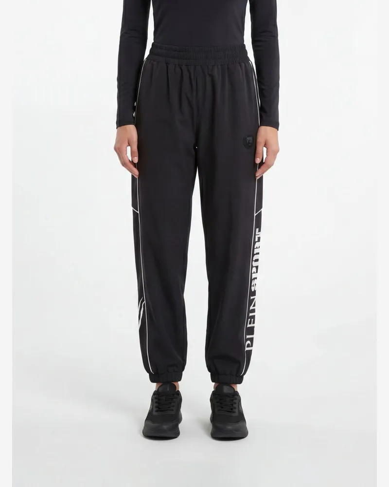 Philipp Plein Jogginghose aus technischem Gewebe Schwarz