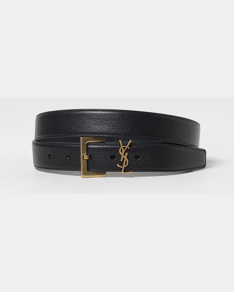 Saint Laurent Grtel herren Schwarz