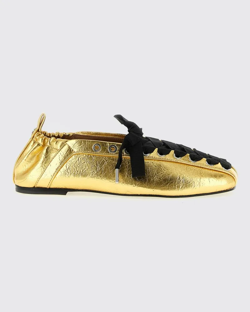 Ganni Schuhe damen Gold
