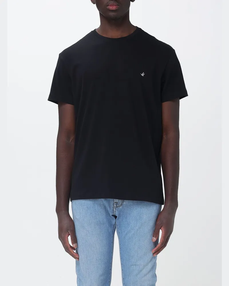 Brooksfield Pima-Baumwoll-T-Shirt Schwarz