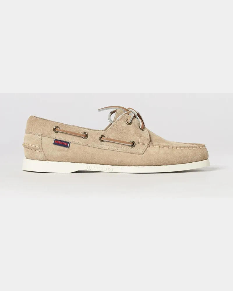 Sebago Portland Flesh Out Wildleder-Bootsschuhe Taubengrau