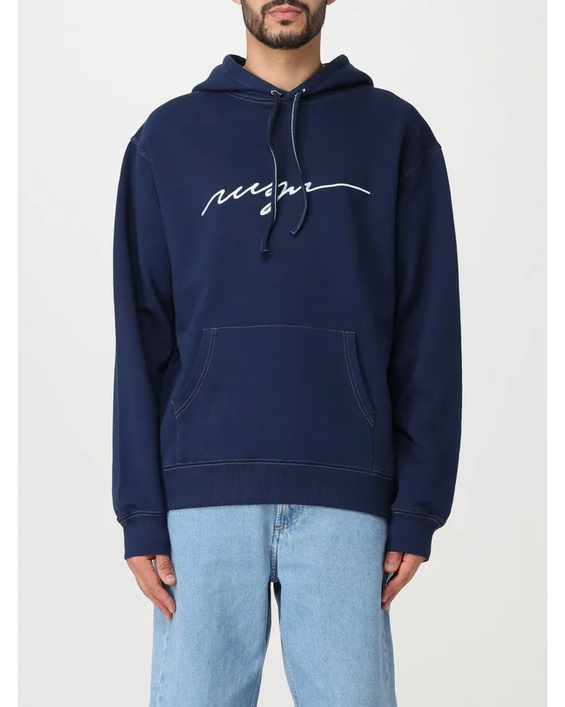 MSGM Sweatshirt Blau