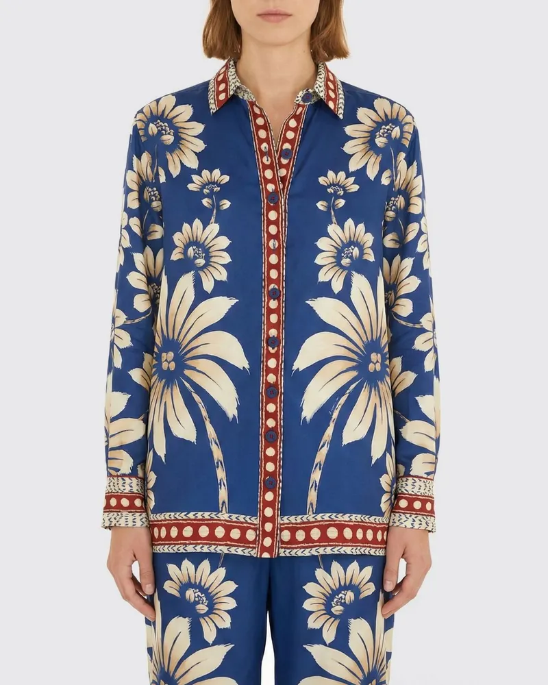 FARM Rio Hemdbluse damen Blau