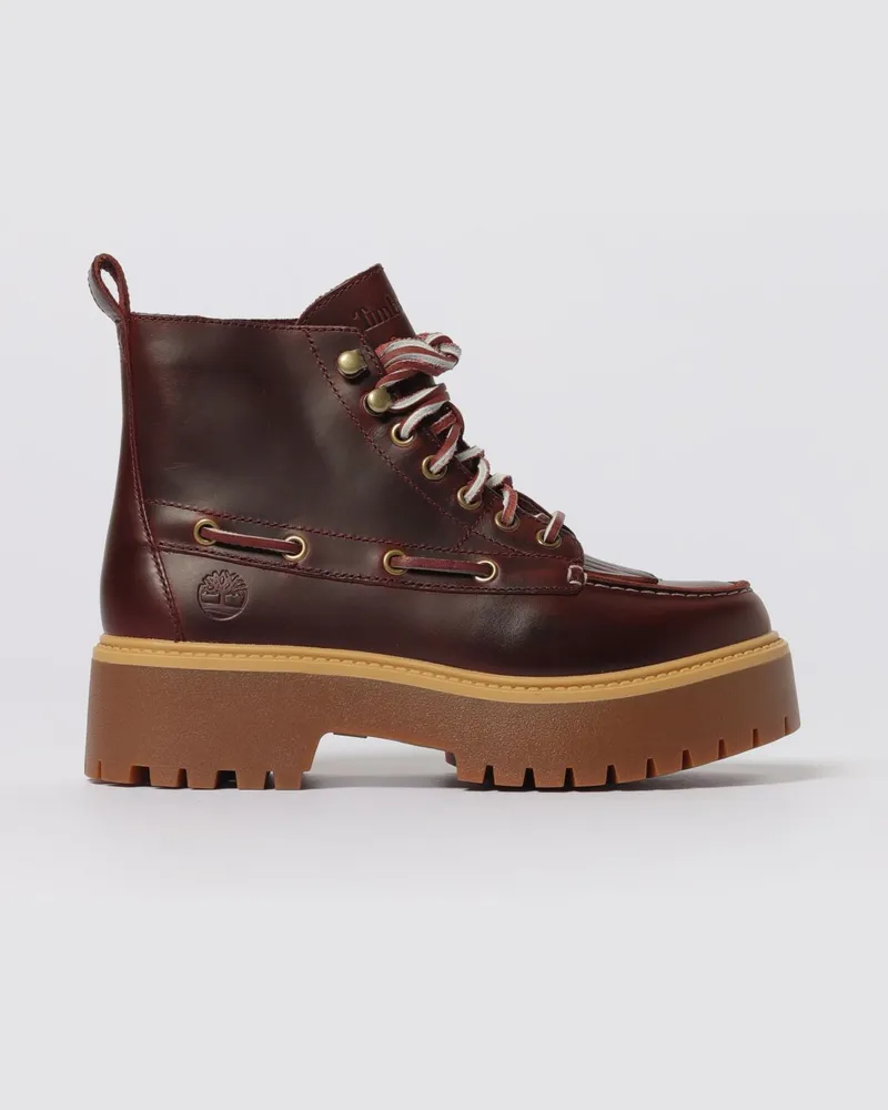 Timberland Schuhe damen Burgunderrot