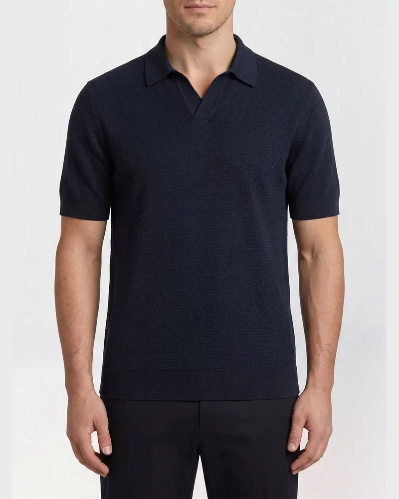 Ermenegildo Zegna Polo herren Blau