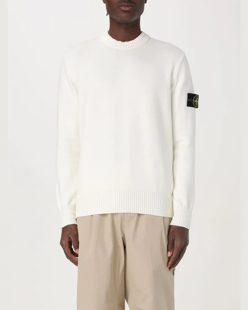 Stone Island Pullover herren Weiß