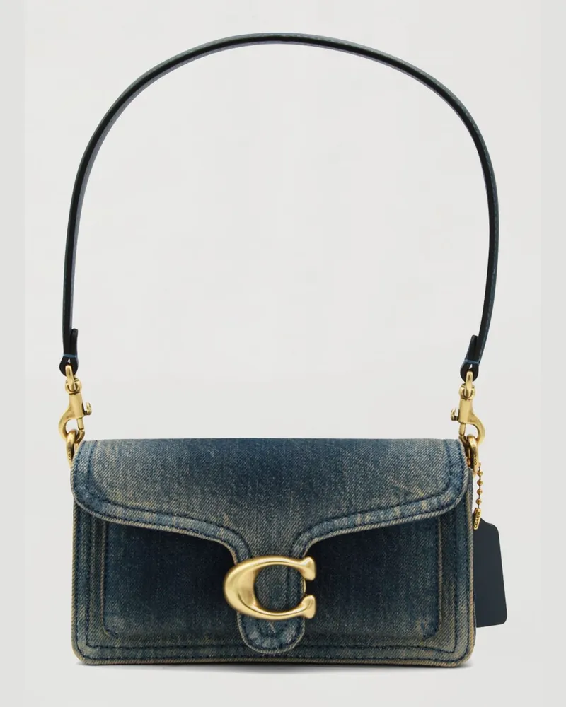 Coach Schultertasche damen Indigo
