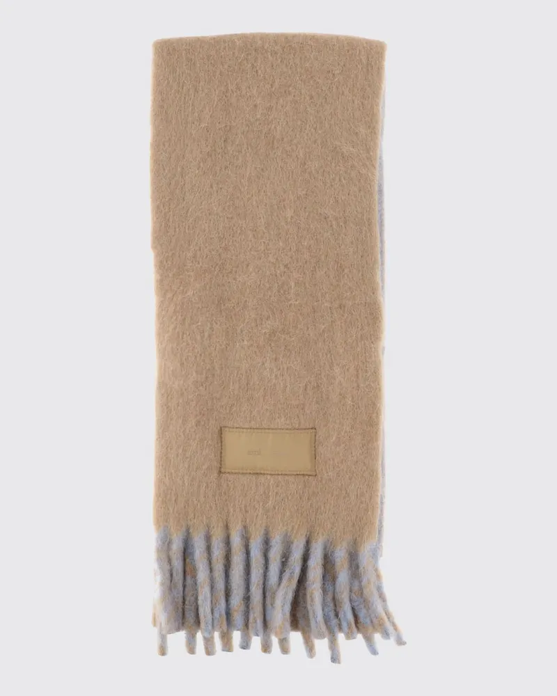 AMI Paris Schal damen Beige
