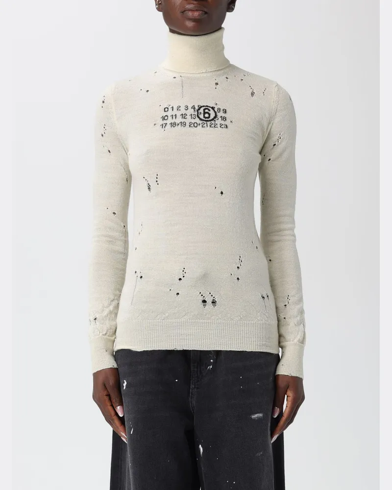 Maison Margiela Pullover damen Beige
