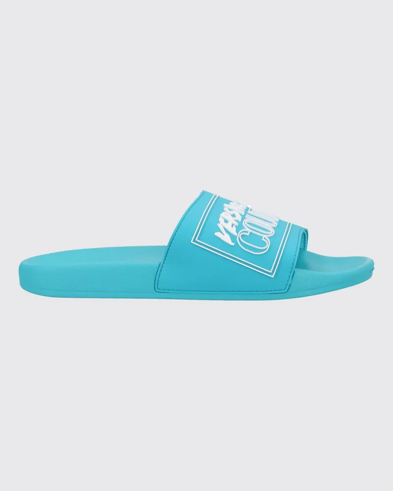 Versace Jeans Logo-Sliders Hellblau
