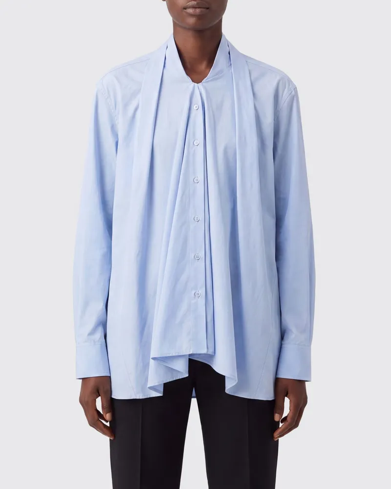 Loewe Hemdbluse damen Himmelblau