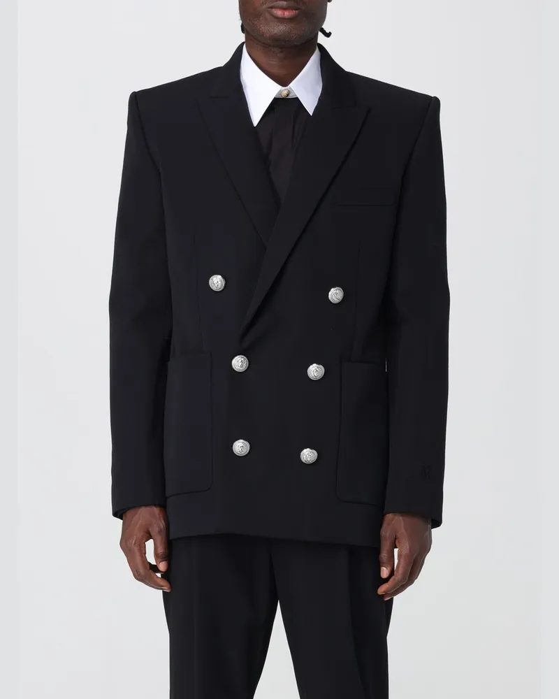 Balmain Jacke herren Schwarz