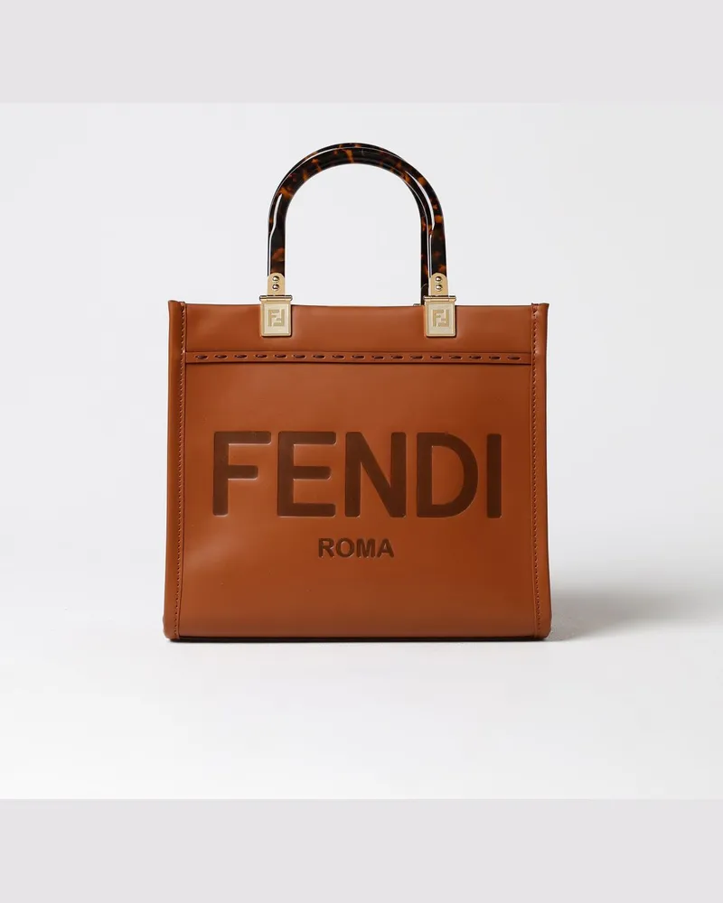 Fendi Schultertasche damen Leder