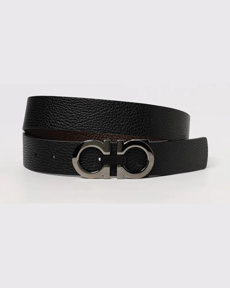 Ferragamo Grtel herren Schwarz