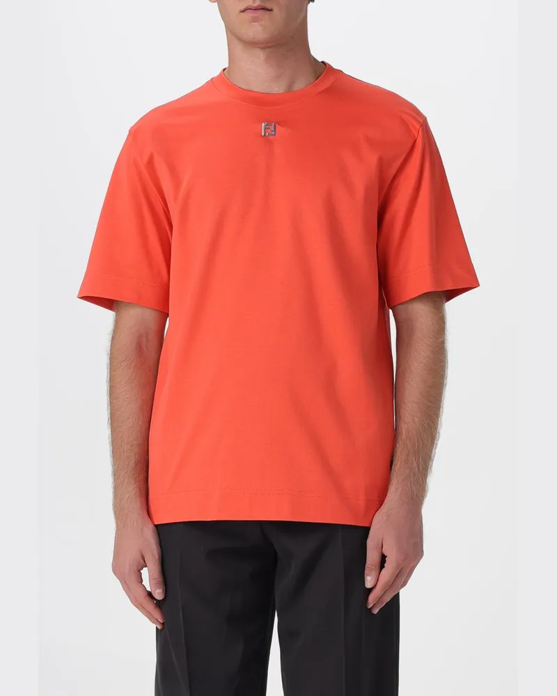 Fendi T-shirt herren Korall