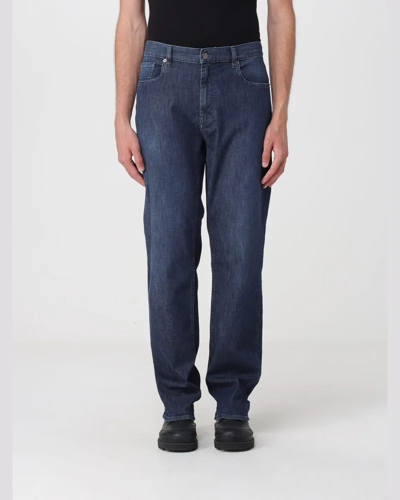Emporio Armani Regular Fit Jeans aus Stretch-Denim Denim