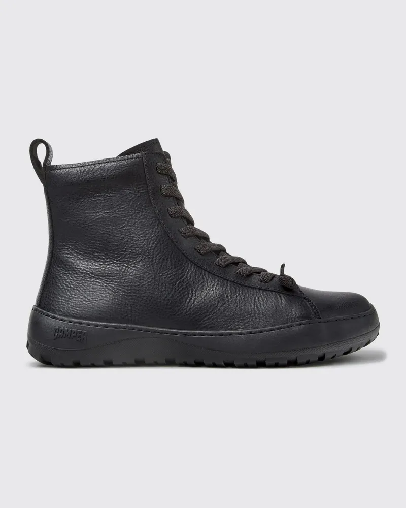 Camper Peu Serra Outdoor-Stiefel aus Kalbsleder mit Vibram-Gummisohle Schwarz