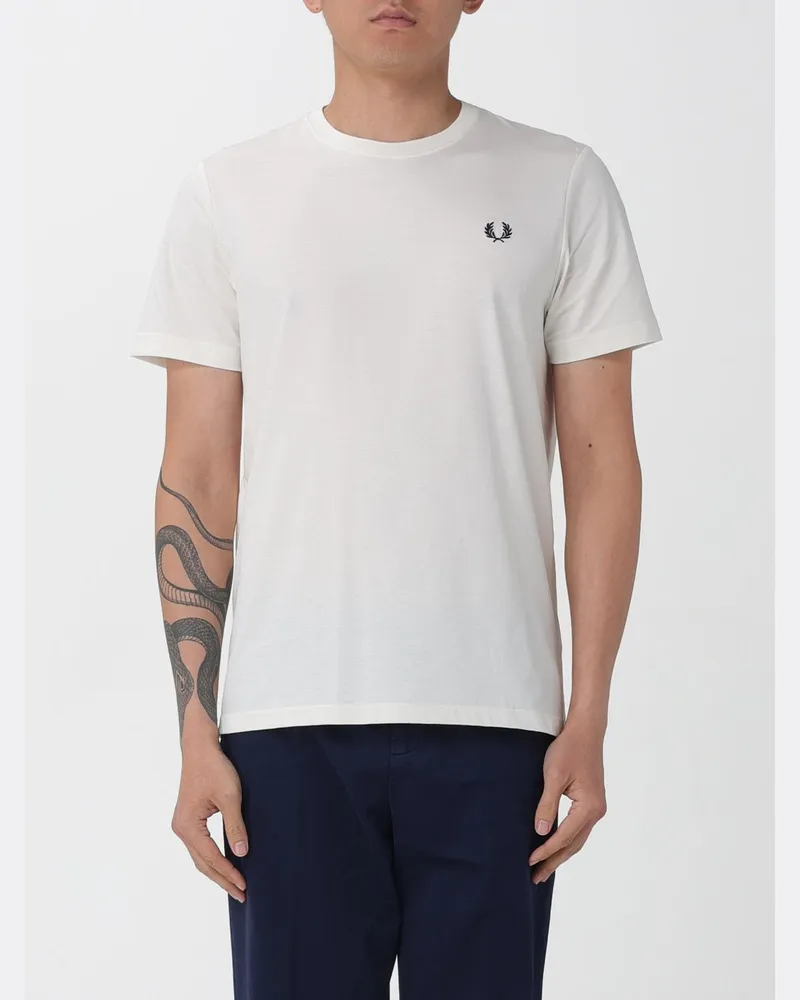 Fred Perry T-shirt herren Cream