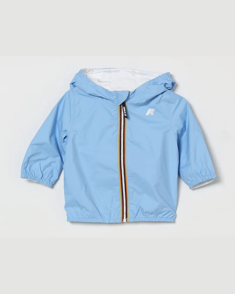 K-Way Reversible E. Jake Plus.2 Double Jacke Hellblau