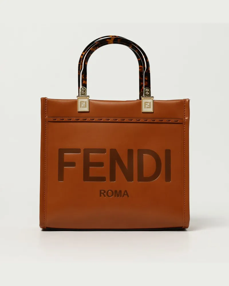 Fendi Schultertasche damen Leder