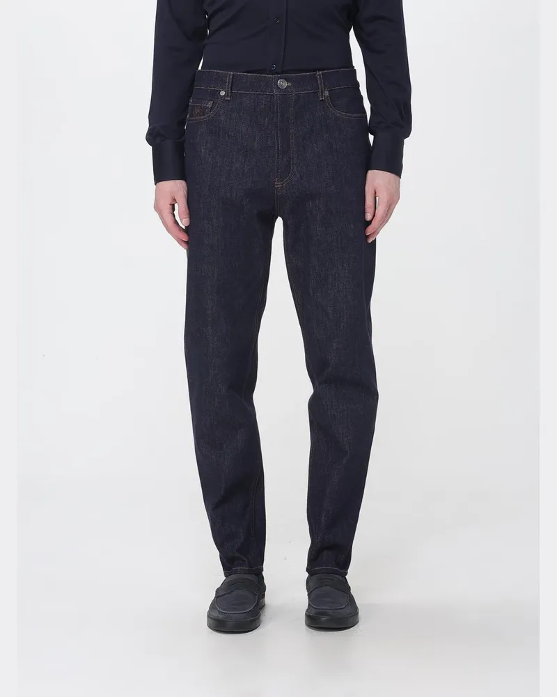 Brunello Cucinelli Slim-Fit Five-Pocket-Jeans aus Baumwolldenim Denim