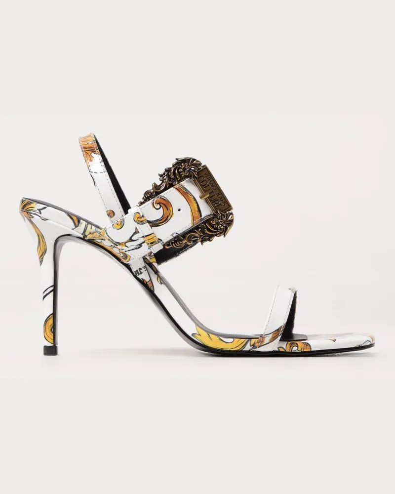 Versace Jeans Flache sandalen damen Weiß