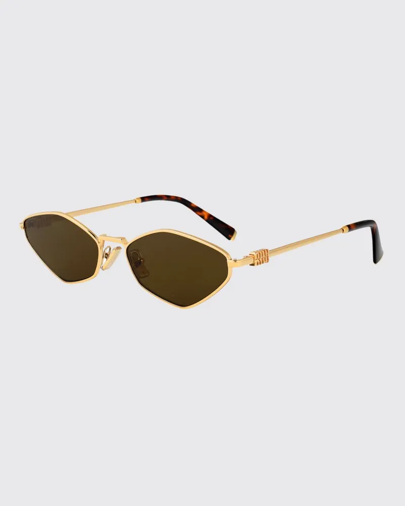 Miu Miu Sonnenbrille damen Gold