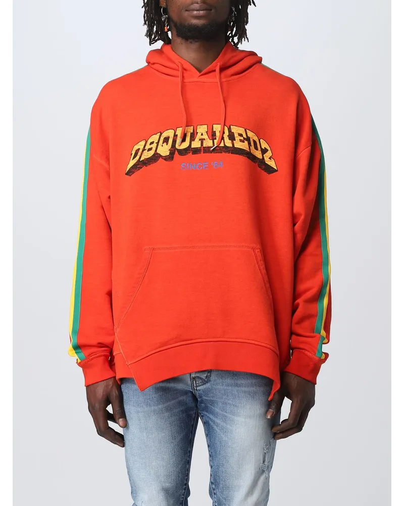 Dsquared2 Sweatshirt herren Rot
