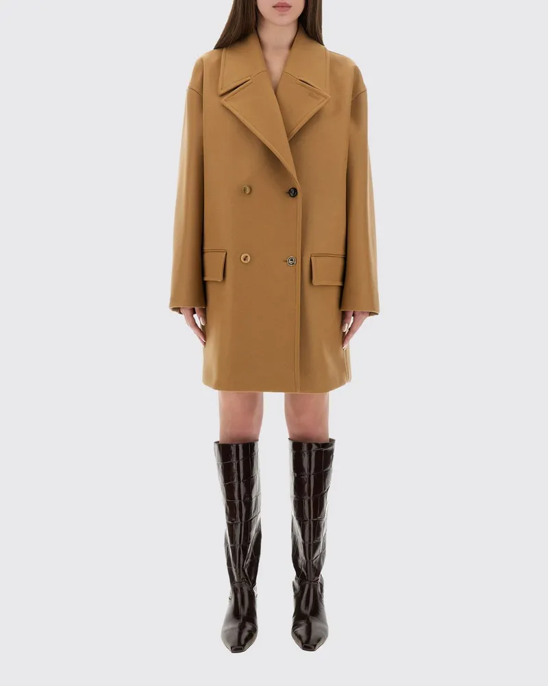 Moschino Mantel damen Beige