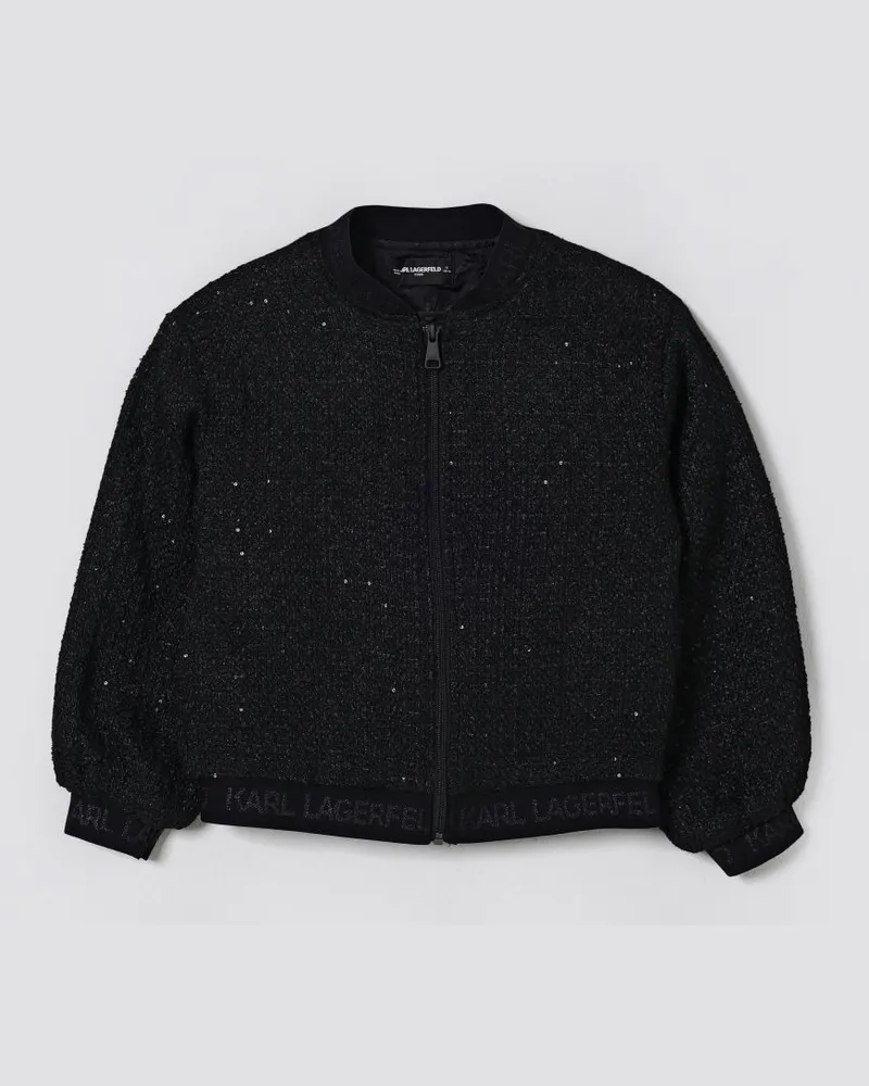 Karl Lagerfeld Mantel kinder Schwarz