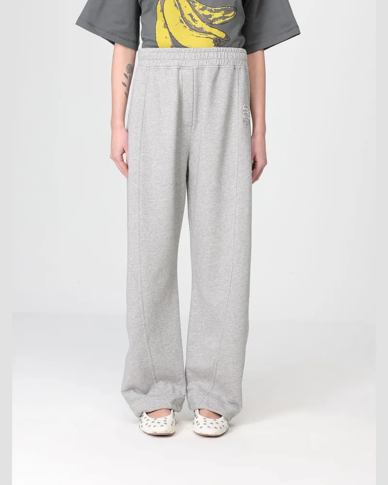 Ganni Hose damen Grau