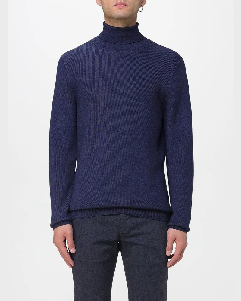 Tagliatore Pullover herren Blau