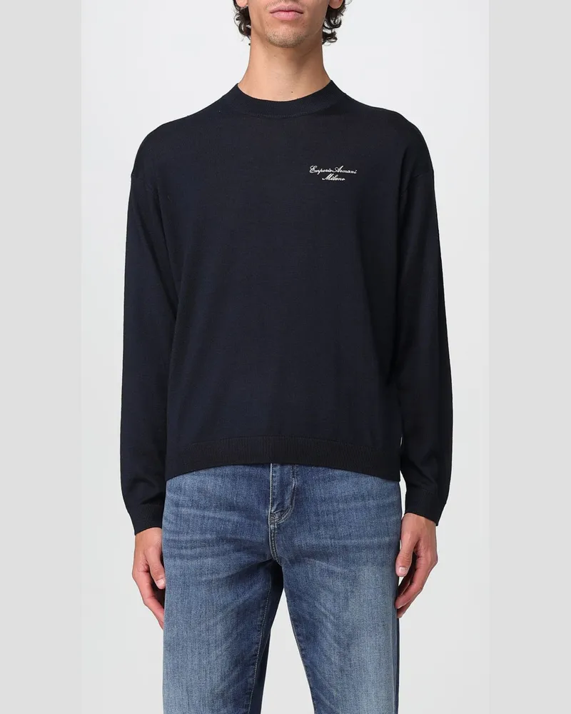 Emporio Armani Pullover herren Blau