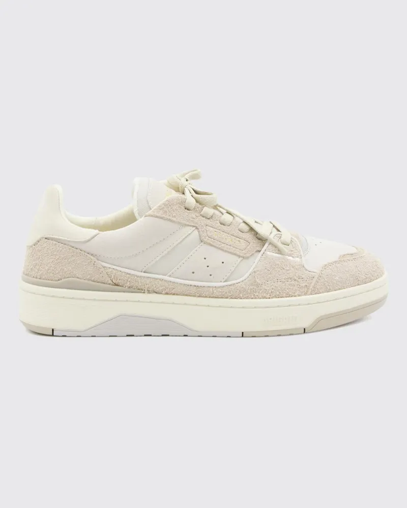 Axel Arigato Low-Top-Sneaker Clay aus Leder und Veloursleder mit Mesh-Einsätzen Beige